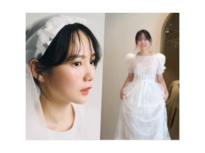 윤승아 결혼 11주년 맞아 리마인드 웨딩 드레스핏 공개