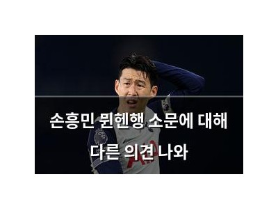 손흥민 뮌헨행 소문에 대해 다른 의견 나와