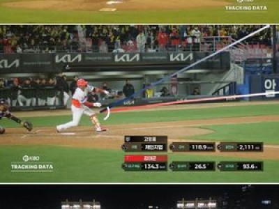 KBO 리그 중계에 트래킹 데이터 시각화 콘텐츠 도입