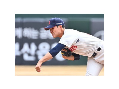 김진욱 완벽투로 타점왕 오스틴까지 웃게 만들었네