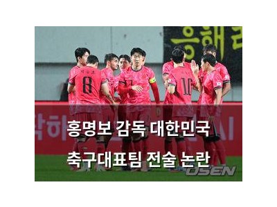 홍명보 감독 대한민국 축구대표팀 전술 논란