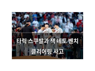 타릭 스쿠발과 잭 네토 벤치 클리어링 사고