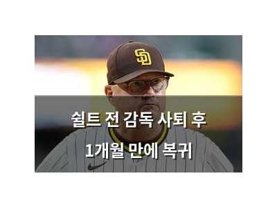 쉴트 전 감독 사퇴 후 1개월 만에 복귀
